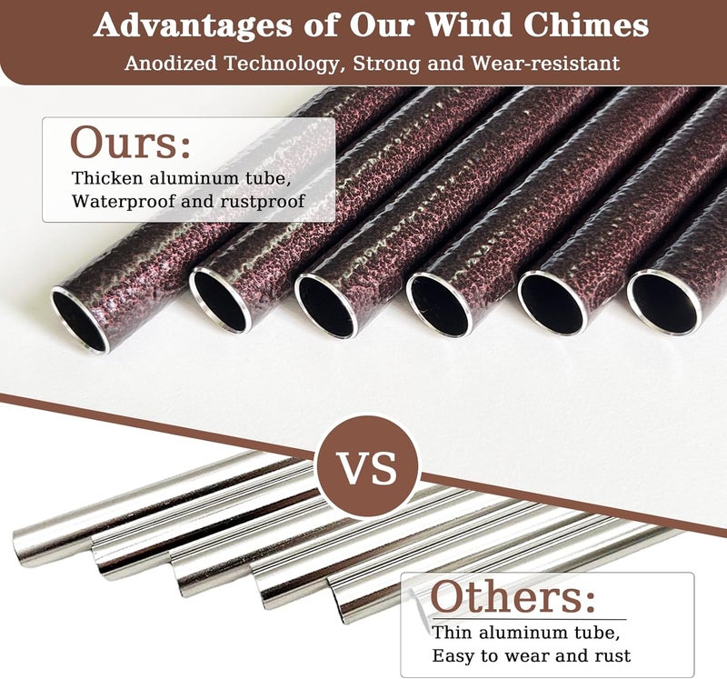 Doopeer Memorial Gifts for Loss of Husband - 32" Sympathy Wind Chimes, Remembrance/Bereavement Gift - Image 5